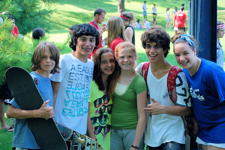 Teens at Summer Camp