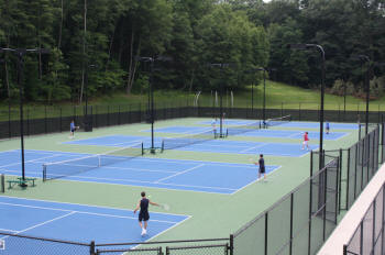 Tennis courts