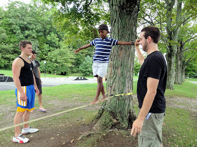 Beginner slackline