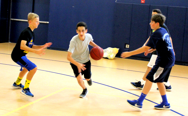 Basketball at summer camp