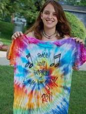 tie-dye shirt