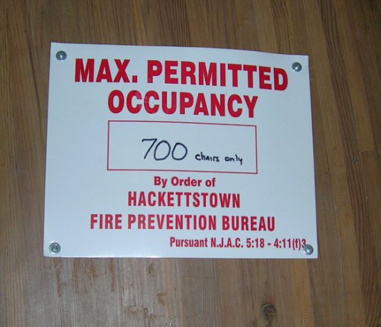 free maximum occupancy sign template